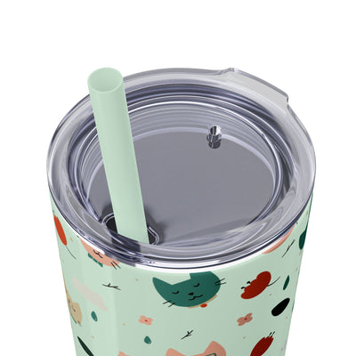 Pet More Cats Glitter Tumbler, 20oz
